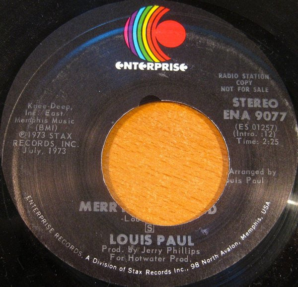 Louis Paul : Merry-Go-Round (7", Promo)