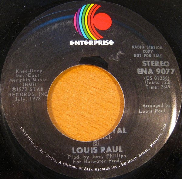 Louis Paul : Merry-Go-Round (7", Promo)