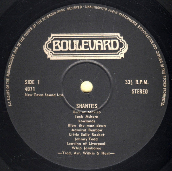 The Twelve Buccaneers With Colin Wilkie & Shirley Hart : Shanties (LP)