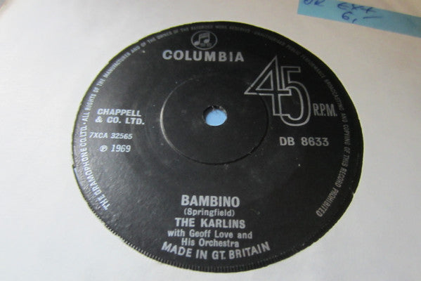 The Karlins : Bambino  (7", Single)