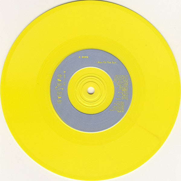 Erasure : Run To The Sun (7", Single, Ltd, Yel)