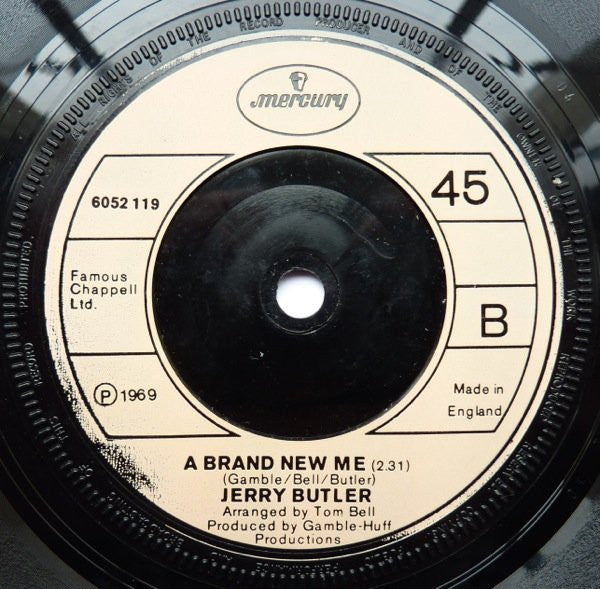 Jerry Butler : Moody Woman (7", Bro)