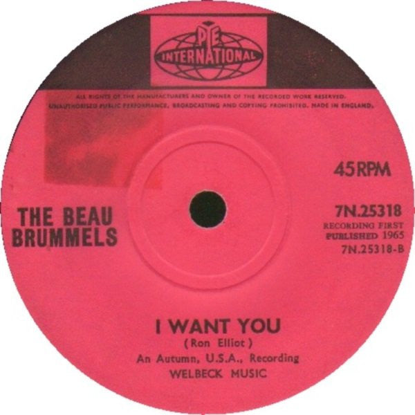 The Beau Brummels : You Tell Me Why (7", Single)