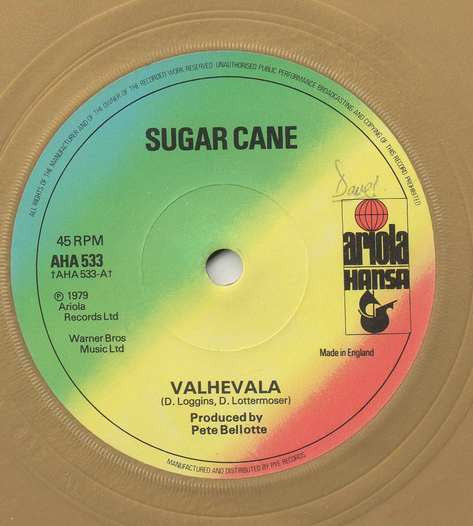 Sugar Cane : Valhevala (7", Gol)