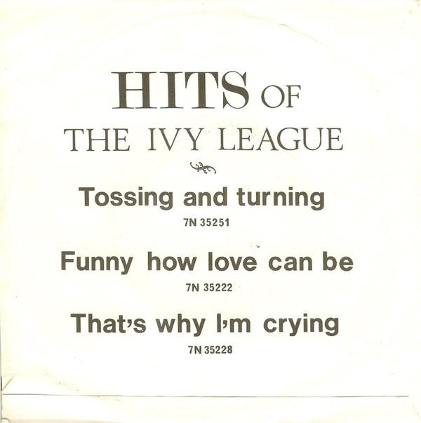 The Ivy League : Our Love Is Slipping Away (7", Single, Sol)