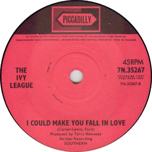 The Ivy League : Our Love Is Slipping Away (7", Single, Sol)