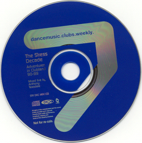 Various : The Stress Decade: Adventures In Clubland 1990-99 (CD, Comp, Mixed)