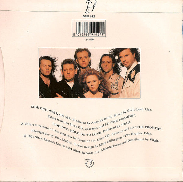T'Pau : Walk On Air (7")