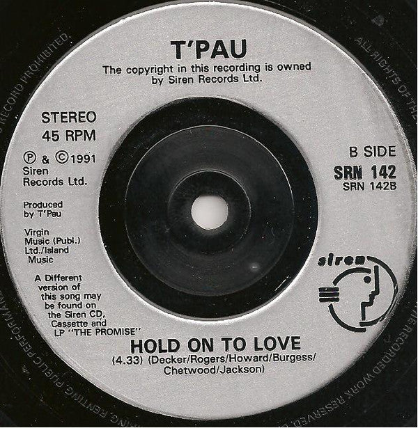 T'Pau : Walk On Air (7")