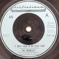 The Moments : It Don't Rain In My Back Yard (7", Single, Sol)