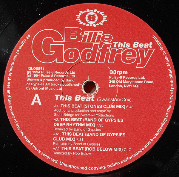 Billie Godfrey : This Beat (12")