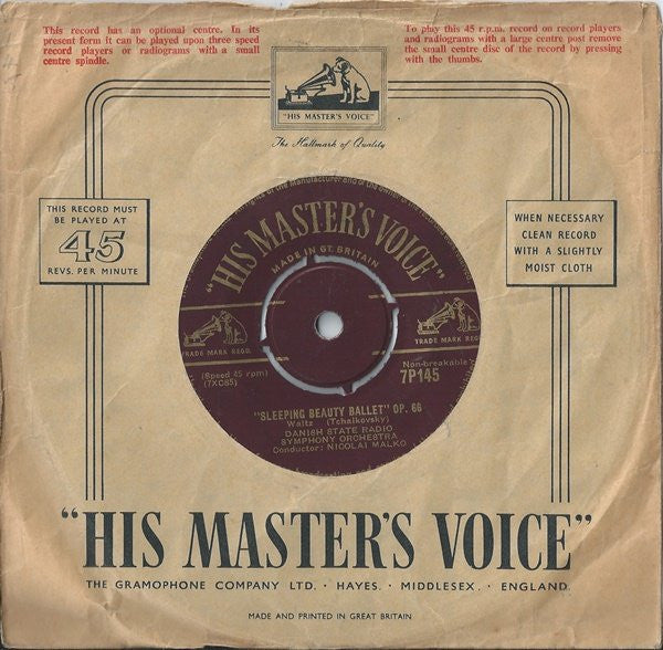 Statsradiofoniens Symfoniorkester : "Sleeping Beauty" Op. 66 (7")