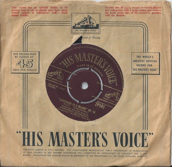 Statsradiofoniens Symfoniorkester : "Sleeping Beauty" Op. 66 (7")