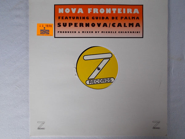Nova Fronteira Featuring Guida De Palma : Supernova / Calma (12")