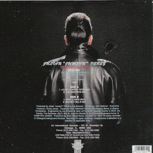 Julian "Jumpin" Perez : Relight My Fire (12")