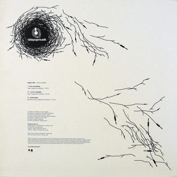 Télépopmusik : Angel Milk - Album Sampler (10", Promo, Smplr)
