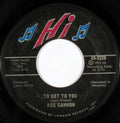 Ace Cannon : To Get To You (7", Single)