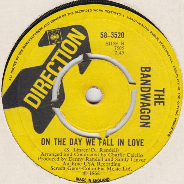 Johnny Johnson And The Bandwagon : Baby Make Your Own Sweet Music (7", Single)