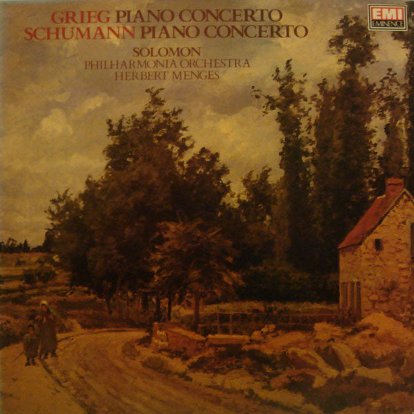 Edvard Grieg • Robert Schumann • Solomon (6) • Philharmonia Orchestra • Herbert Menges : Piano Concertos (LP)