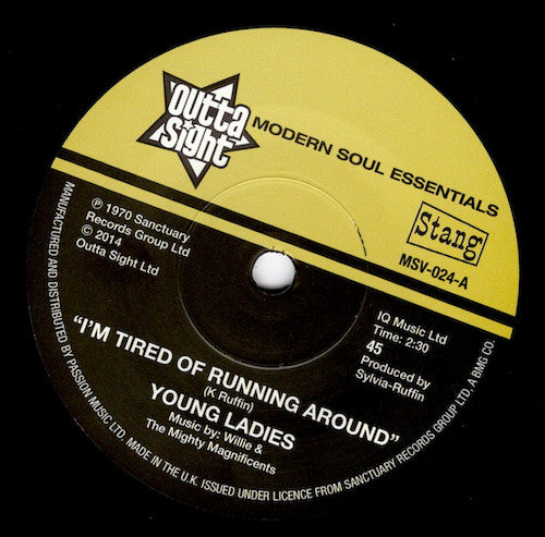 Young Ladies / Business Before Pleasure : I'm Tired Of Running Around / (I'm In) The Prime Of Love (7")
