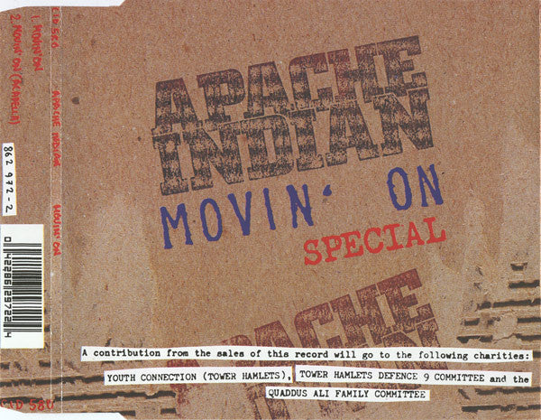 Apache Indian : Movin' On Special (CD, Maxi)