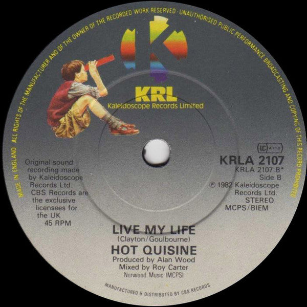 Hot Cuisine : Ride On A Rhythm (12")