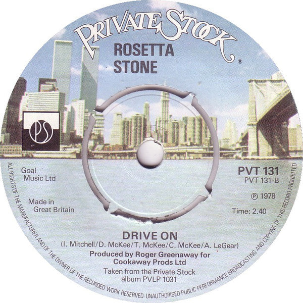 Rosetta Stone (2) : (If Paradise Is) Half As Nice (7")