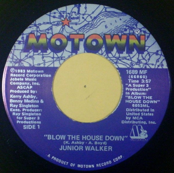 Junior Walker : Blow The House Down (7")