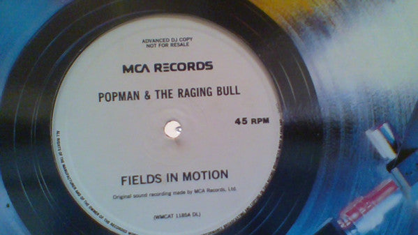 Popman & The Raging Bull : Fields In Motion (12", Promo)