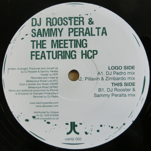 DJ Rooster & Sammy Peralta Featuring HCP : The Meeting (12")