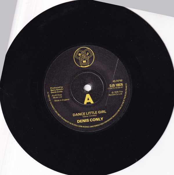 Denis Conly : Dance Little Girl (7")