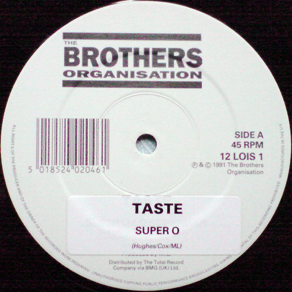 Taste : Super O (12")