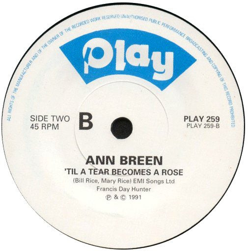 Ann Breen : Pal Of My Cradle Days (7", Single)