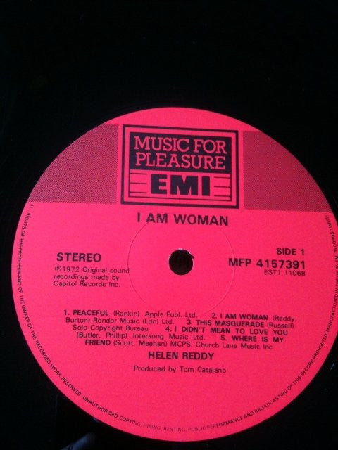 Helen Reddy : I Am Woman (LP, RE)