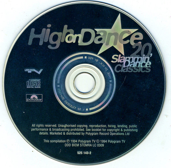 Various : High On Dance, 20 Slammin' Dance Classics (CD, Comp)