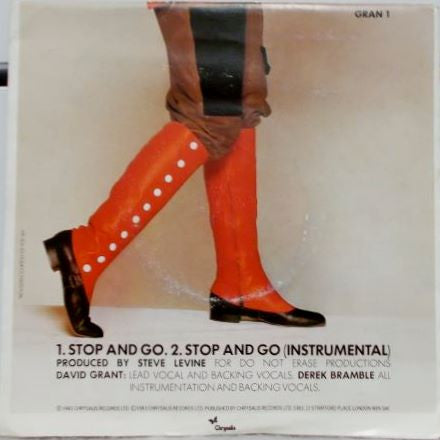 David Grant : Stop And Go (7", Pos)