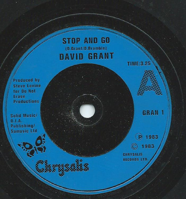 David Grant : Stop And Go (7", Pos)