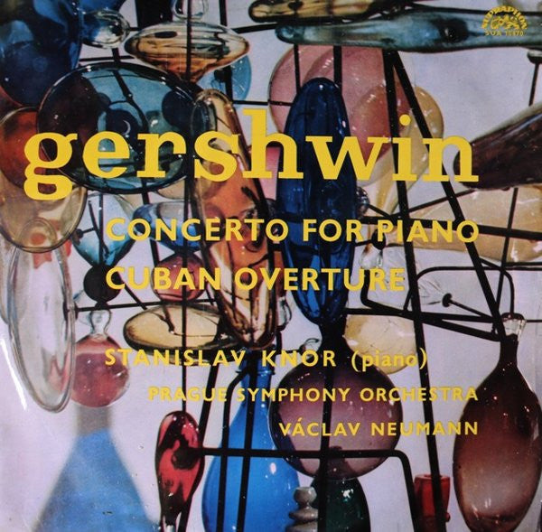 George Gershwin, The Prague Symphony Orchestra, Václav Neumann : Concerto For Piano / Cuban Overture (LP, Album, Mono)
