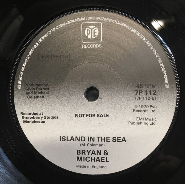 Brian & Michael : Bottle Of Gin (7", Single, Promo)