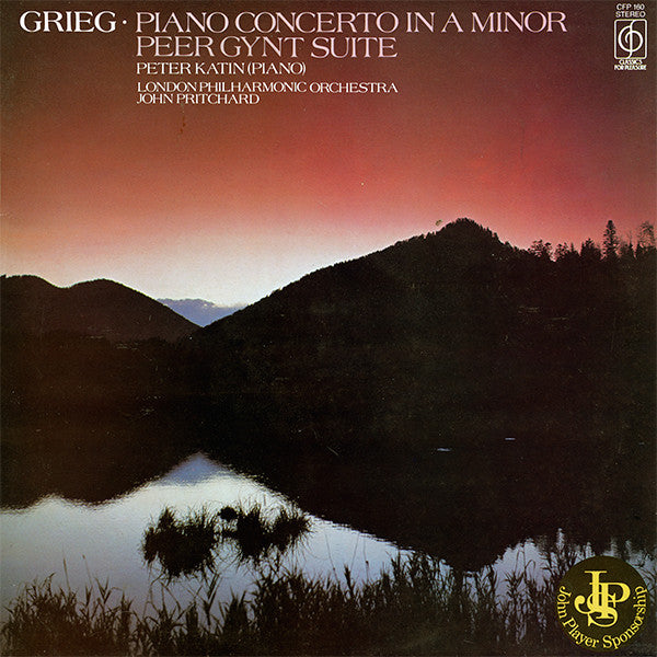 Edvard Grieg - Peter Katin, London Philharmonic Orchestra, John Pritchard : Piano Concerto In A Minor • Peer Gynt Suite (LP, Album)