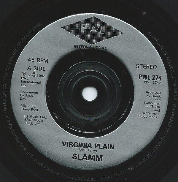Slamm : Virginia Plain (7")