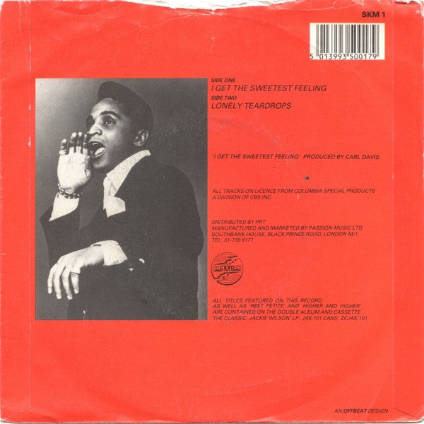 Jackie Wilson : I Get The Sweetest Feeling (7", Single, Lyn)