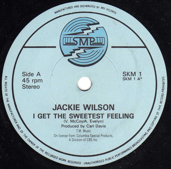 Jackie Wilson : I Get The Sweetest Feeling (7", Single, Lyn)