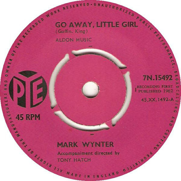 Mark Wynter : Go Away, Little Girl (7", Single, 4 P)
