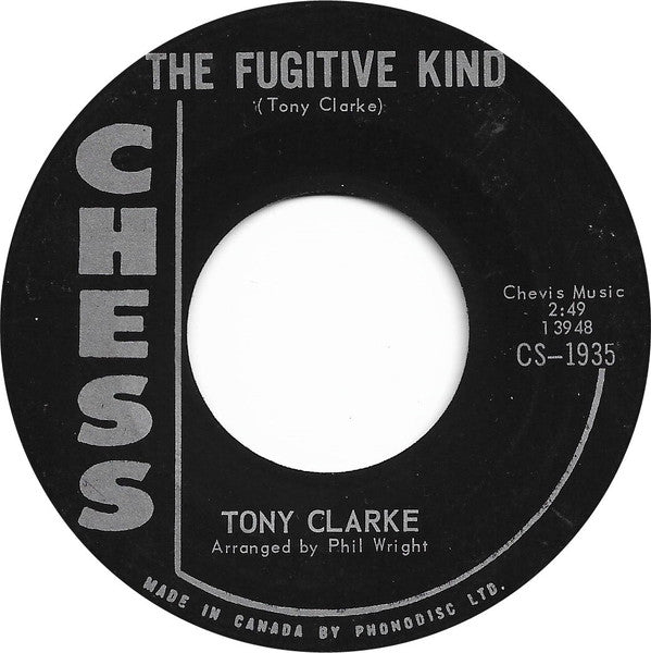 Tony Clarke (2) : Poor Boy (7", Single)