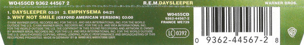 R.E.M. : Daysleeper (CD, Single)