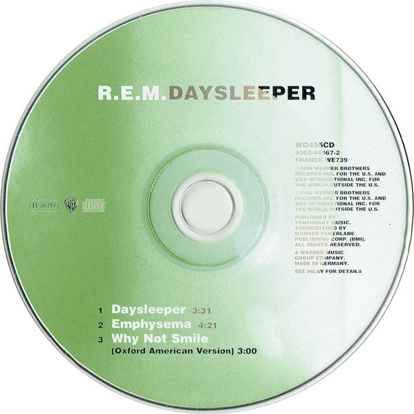 R.E.M. : Daysleeper (CD, Single)