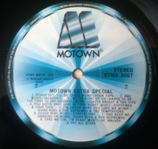 Various : Motown Extra Special (LP, Comp)