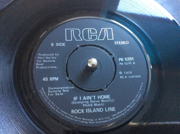 Rock Island Line : Choo Choo Ch'Boogie (7", Promo)