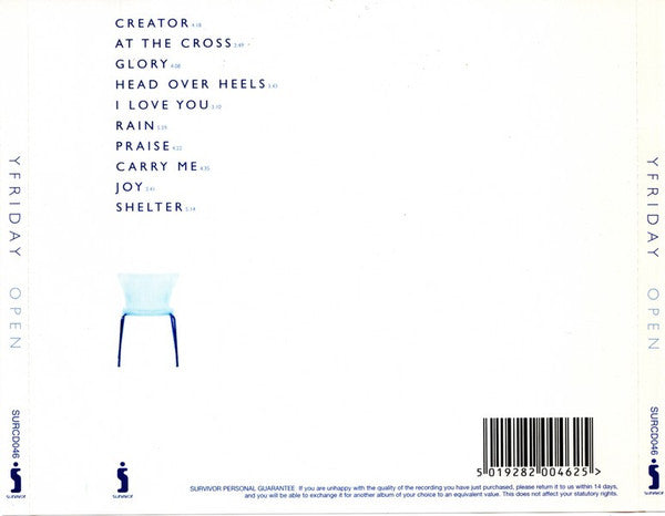 Yfriday : Open (CD, Album)